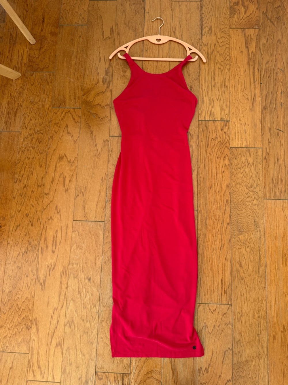 Superdry racer back pink bodycon dress